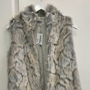 Faux Fur Vest Jack by BB Dakota NWT